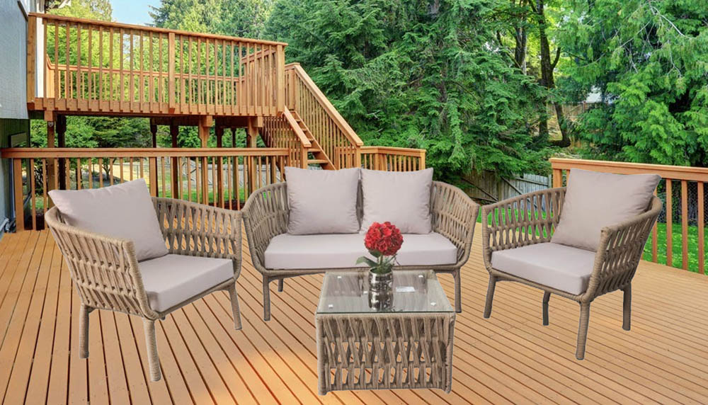 SILLONES SOGA MARINA Exterior BACIO Juego 4 Pzas. - Imagen 6