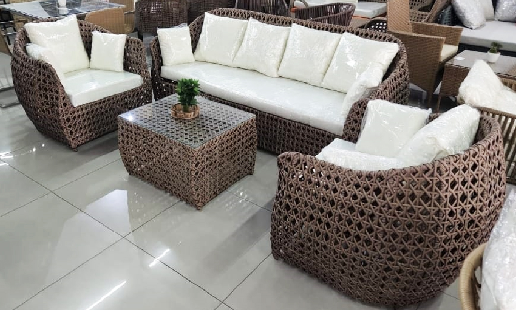 SILLONES Ratán Sintético Exterior Interior BIG SAM Juego 4 Pzas. - Imagen 5