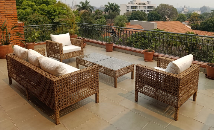 SILLONES Ratán Sintético BEIRUT FORTALEZA Juego 4 Pzas. - Imagen 2