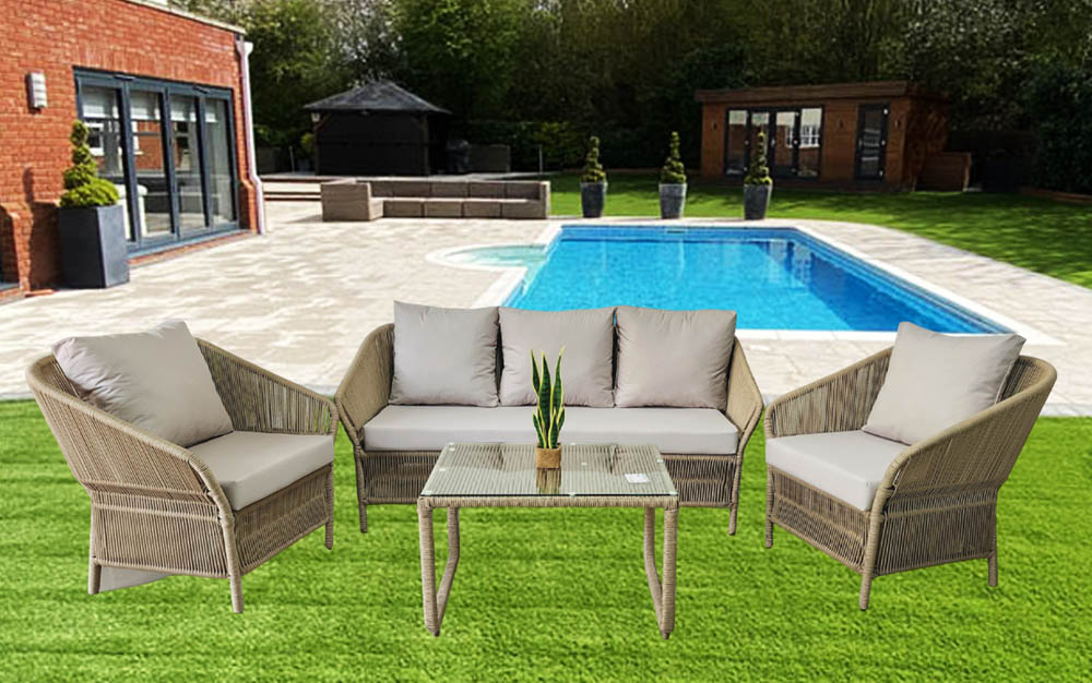 SILLONES MANAL Soga náutica Exterior Interior 4 Pzas. - Imagen 4