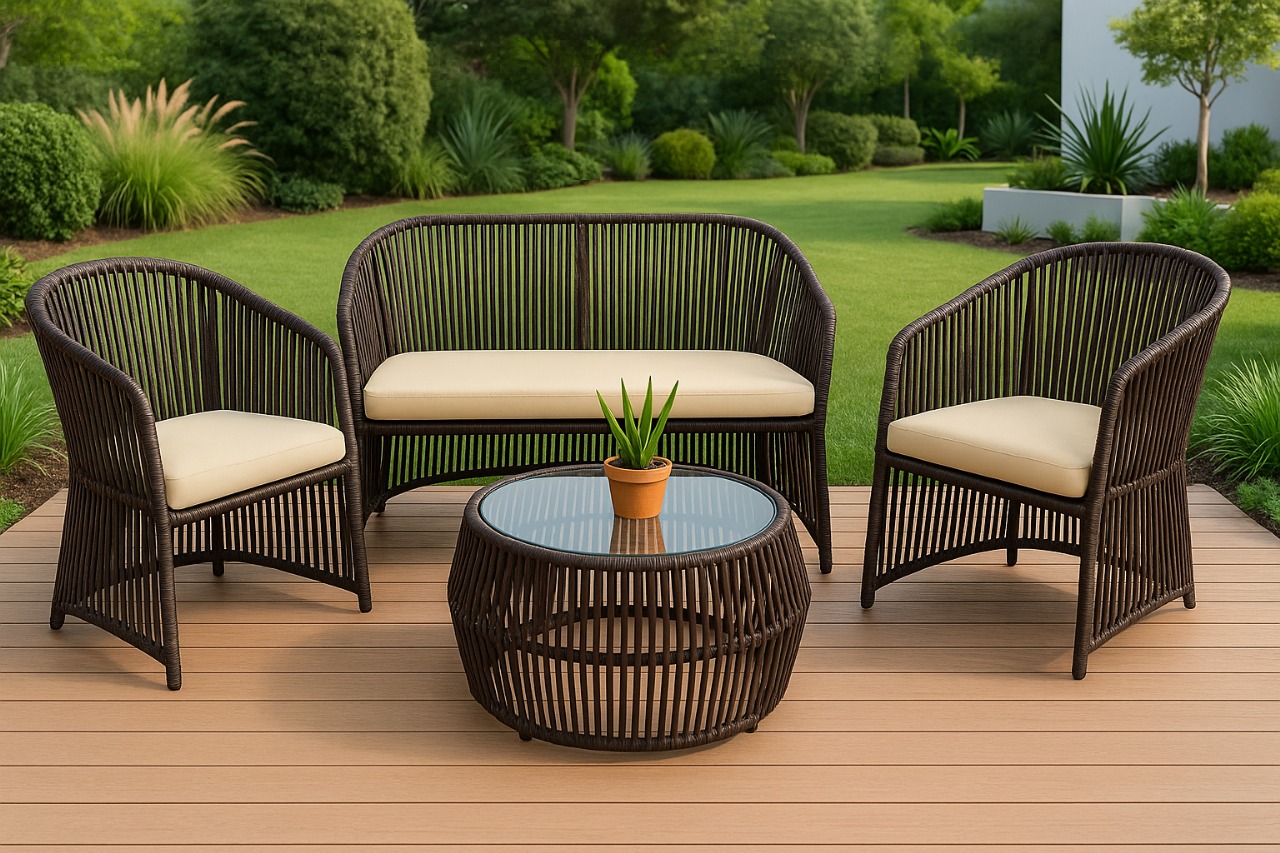 SILLONES Ratán Sintético Exterior Interior JUNGLE  4 Pzas.