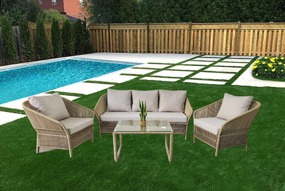 SILLONES MANAL Soga náutica Exterior Interior 4 Pzas. - Imagen 6