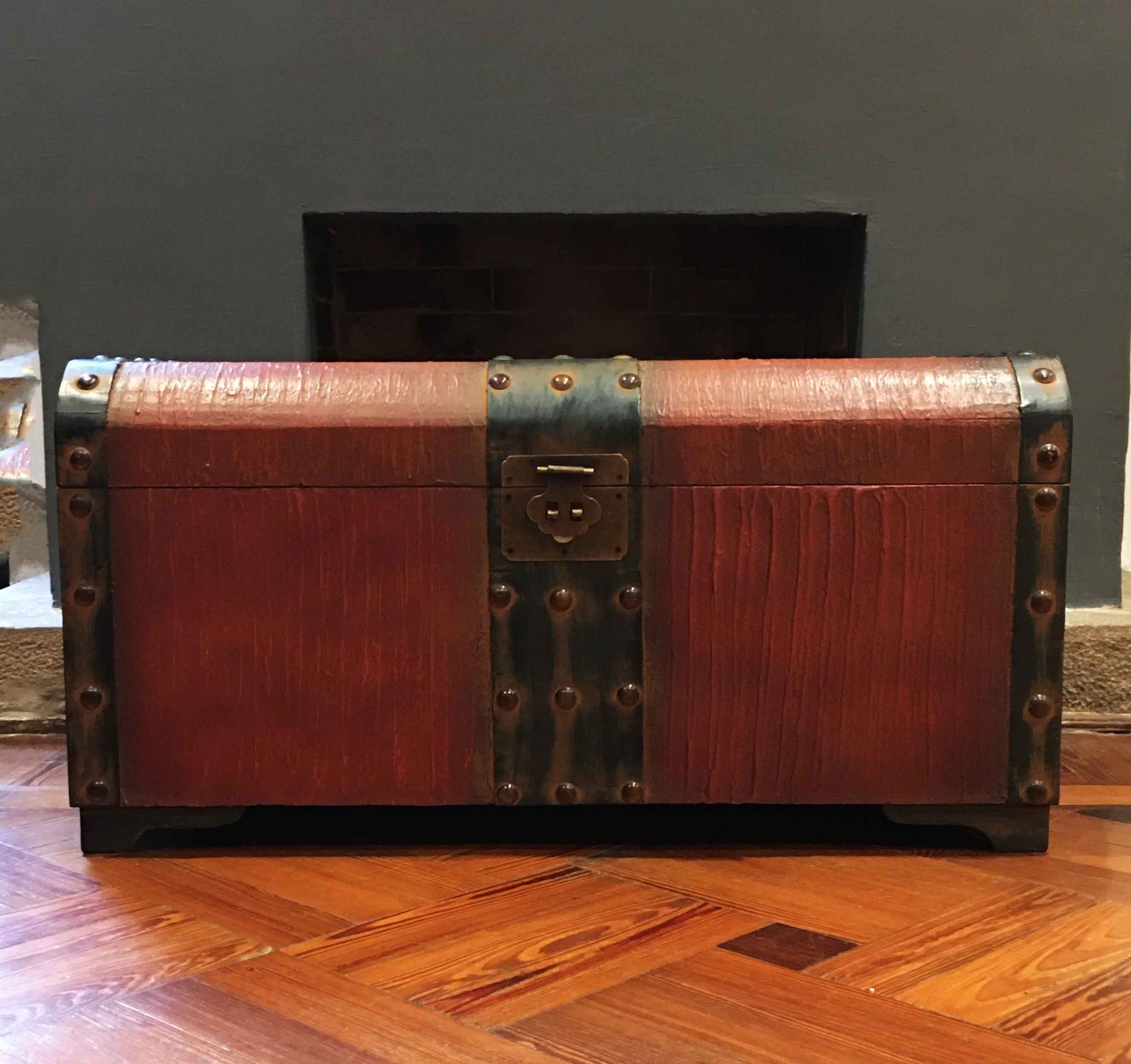 Baúles Caoba Antiguos de Madera. MEDIANO - Imagen 6