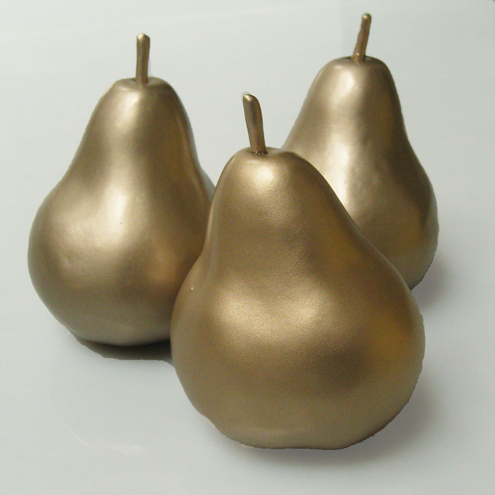 Peras Frutas Decorativas Champ - Set x 12