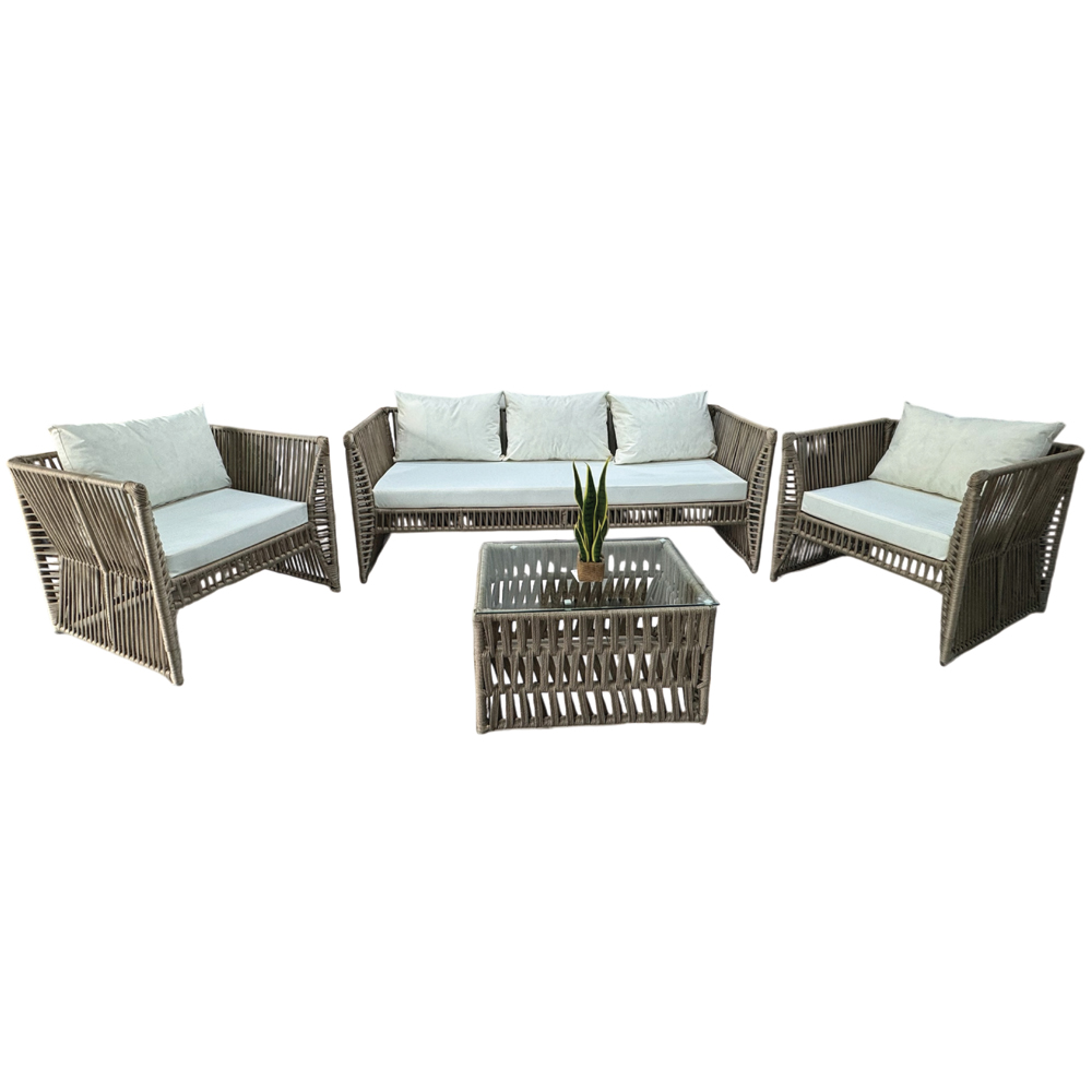 SILLONES TIBERNA  Soga náutica Exterior Interior 4 Pzas. - Imagen 5