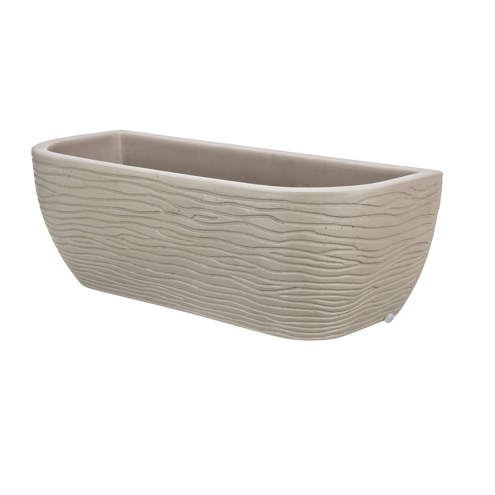 Macetero de Pared Simil Piedra Beige