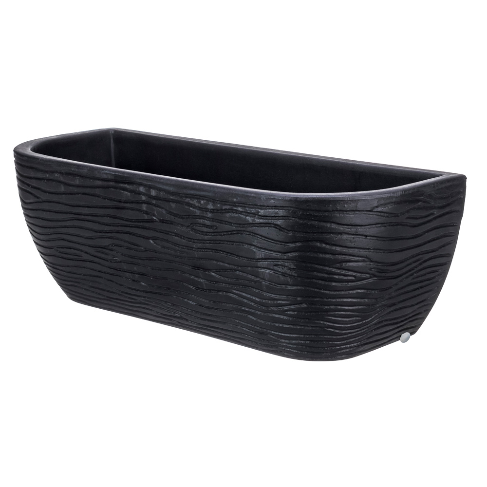 Macetero Colgante de Pared Simil Piedra Gris - Imagen 5