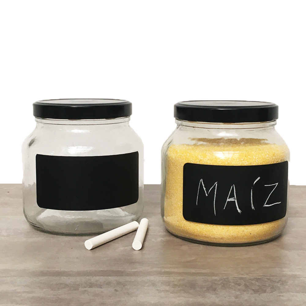 Frasco de Cocina Set con Pizarra 1.5kg. Set x 2