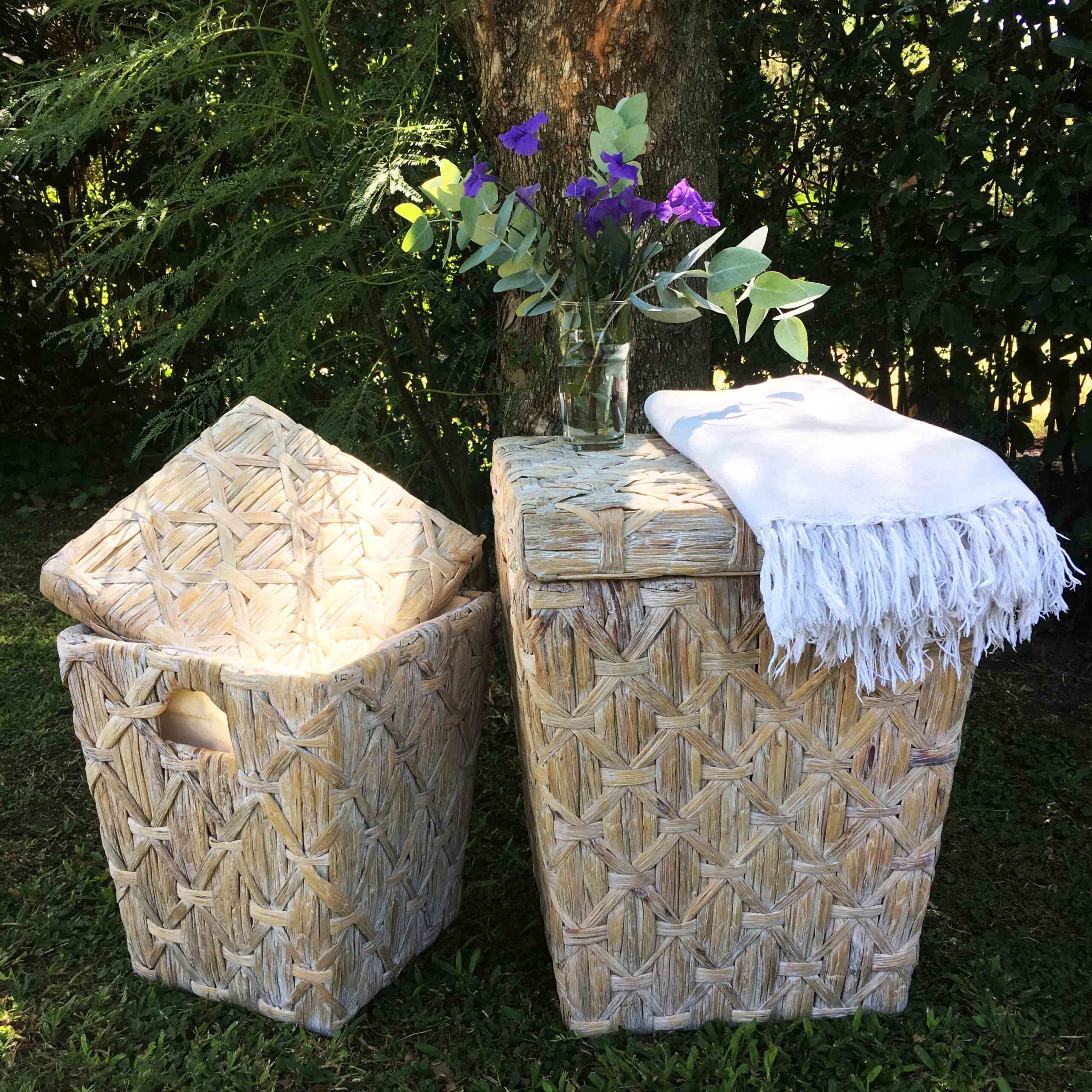 Laundry - Puff Hyacinth Forrado - Tiza -Chico
