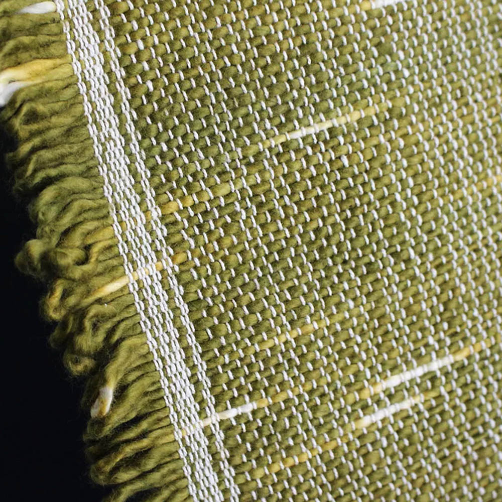 Manta Suave Gruesa Vetas Verde - Imagen 3