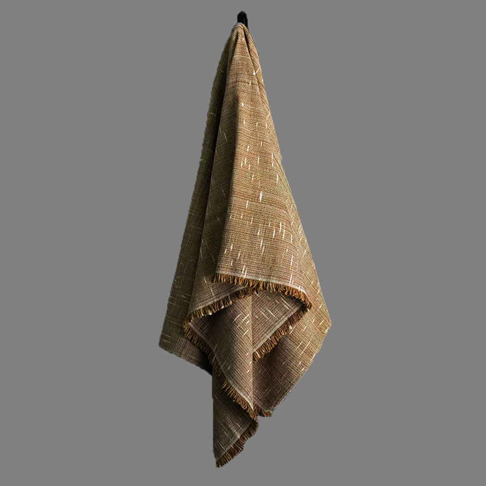 Manta Suave Gruesa Vetas Verde - Imagen 5