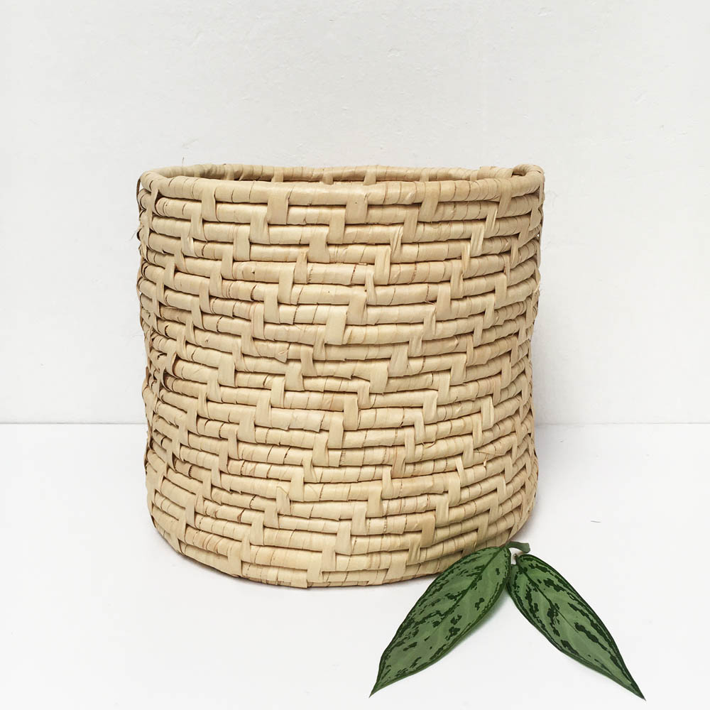 Canasto Organizador Mediano 36cm en Fibras Naturales