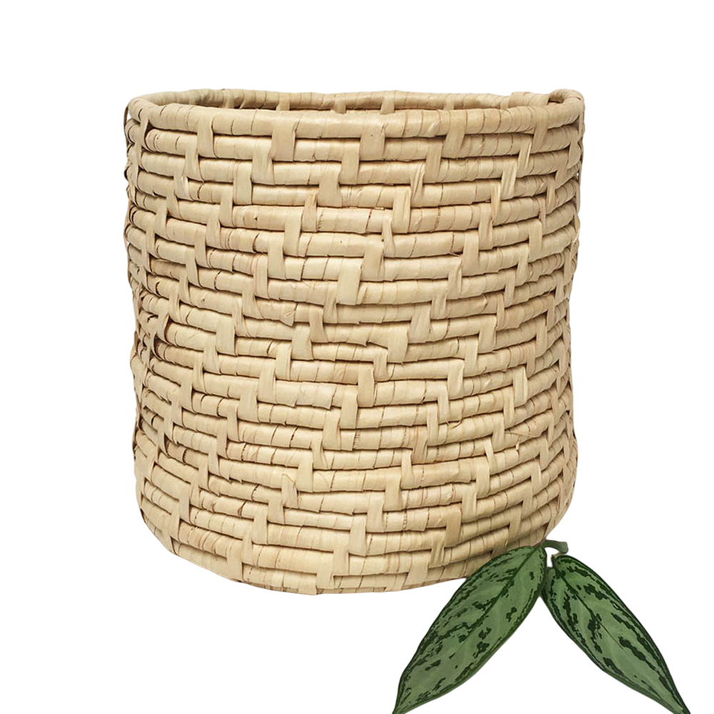 Canasto Laundry Leñero Grande 40 cm en Fibras Naturales