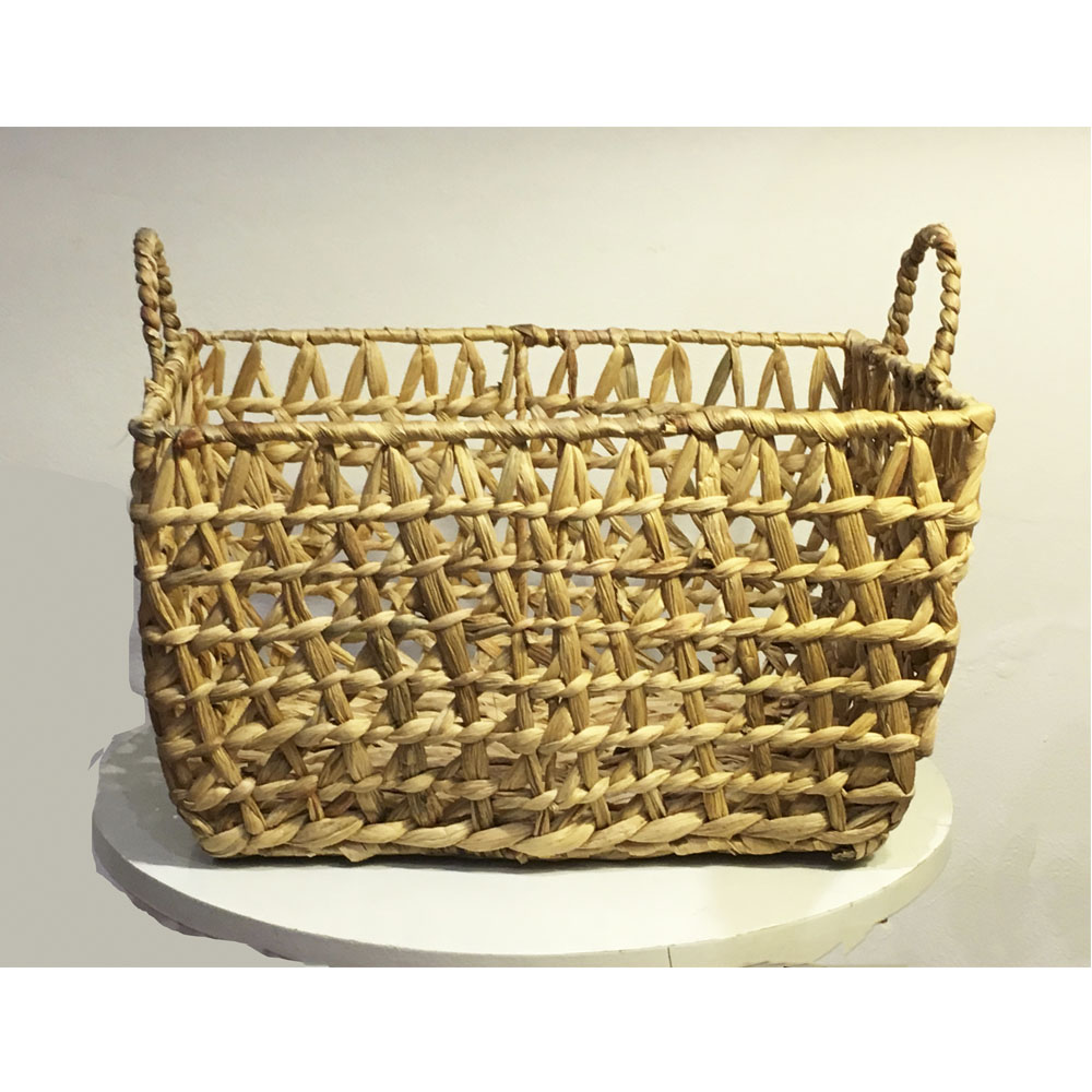 Canasto Hyacinth Rectangular Mediano 40 cm - Imagen 2