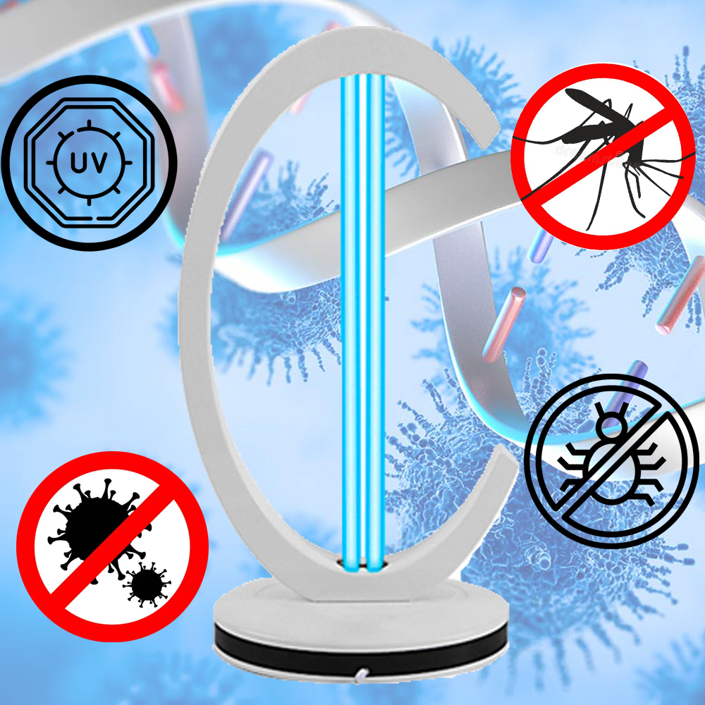 Luz Uv Elimina Insectos, 99% De Virus, Bacterias. No Repele, Elimina! - Imagen 2