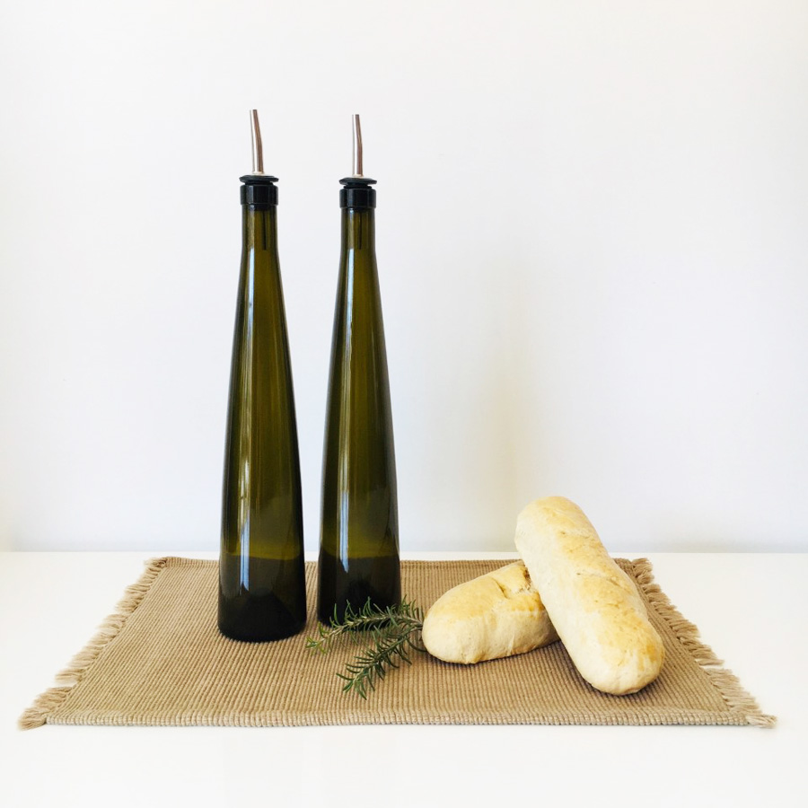 Aceiteras Altas Elegantes de Vidrio 45cm Set x 2 - Imagen 5