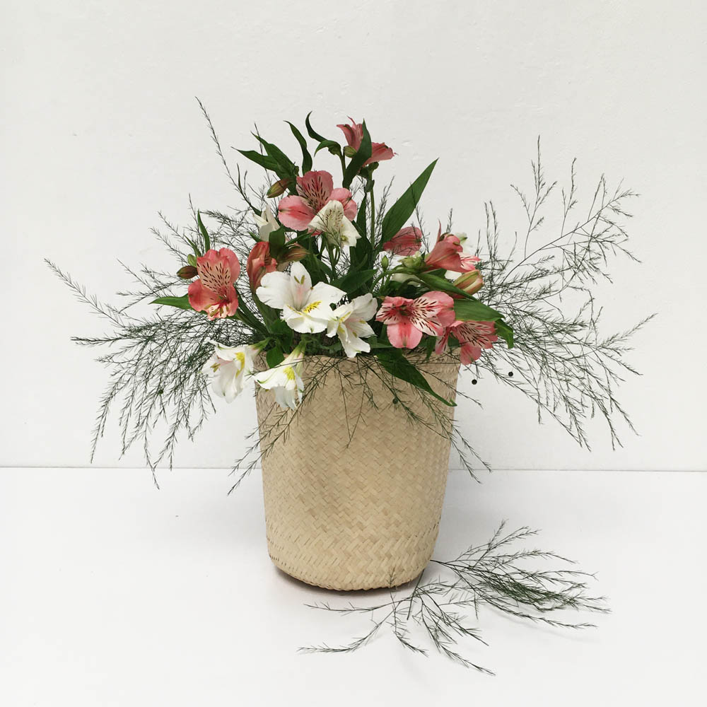 Cesta Mediana Fibras Naturales 25cm - Imagen 2