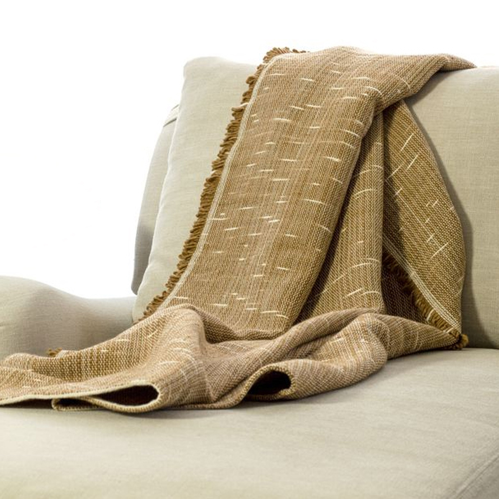 Manta Suave Gruesa Marrón Habano LISA