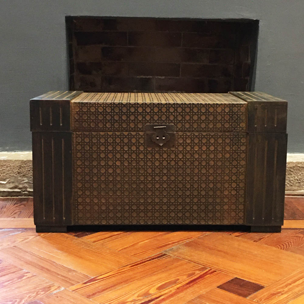 Baúles Ratán y Madera. Set x 3 Unidades - Imagen 3