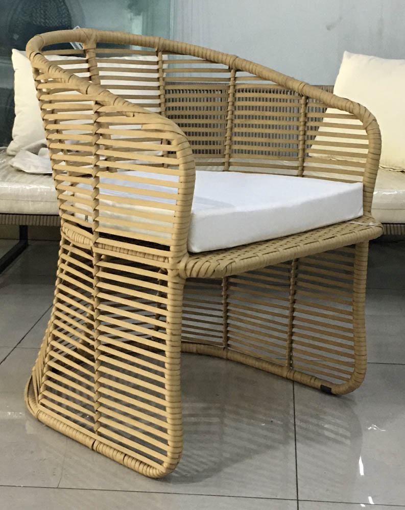 SILLONES Ratán Sintético Exterior Interior RHEMMIS Juego 3 Pzas. - Imagen 7