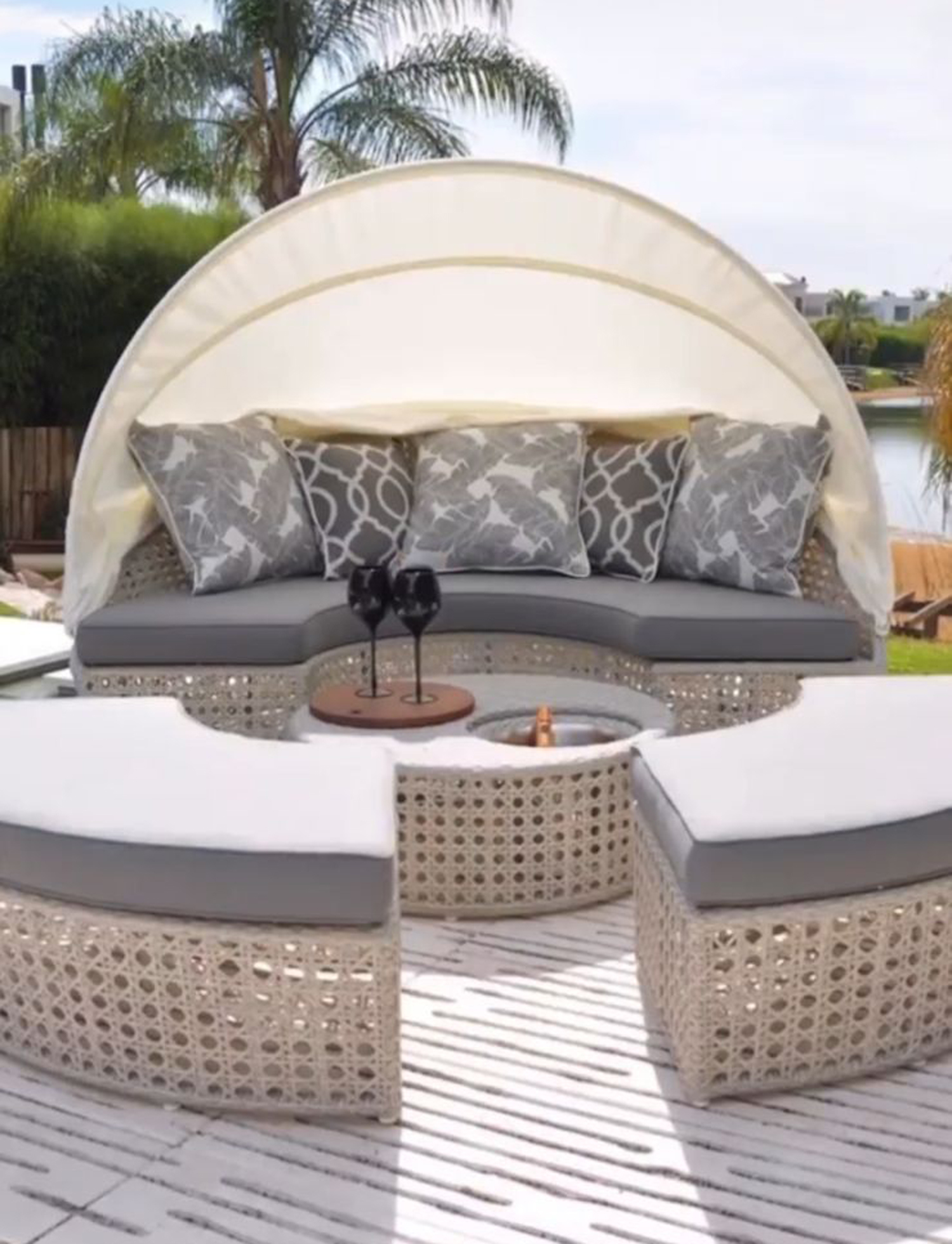 CAMASTRO PHI PHI Gigante Ratán Sintético Exterior