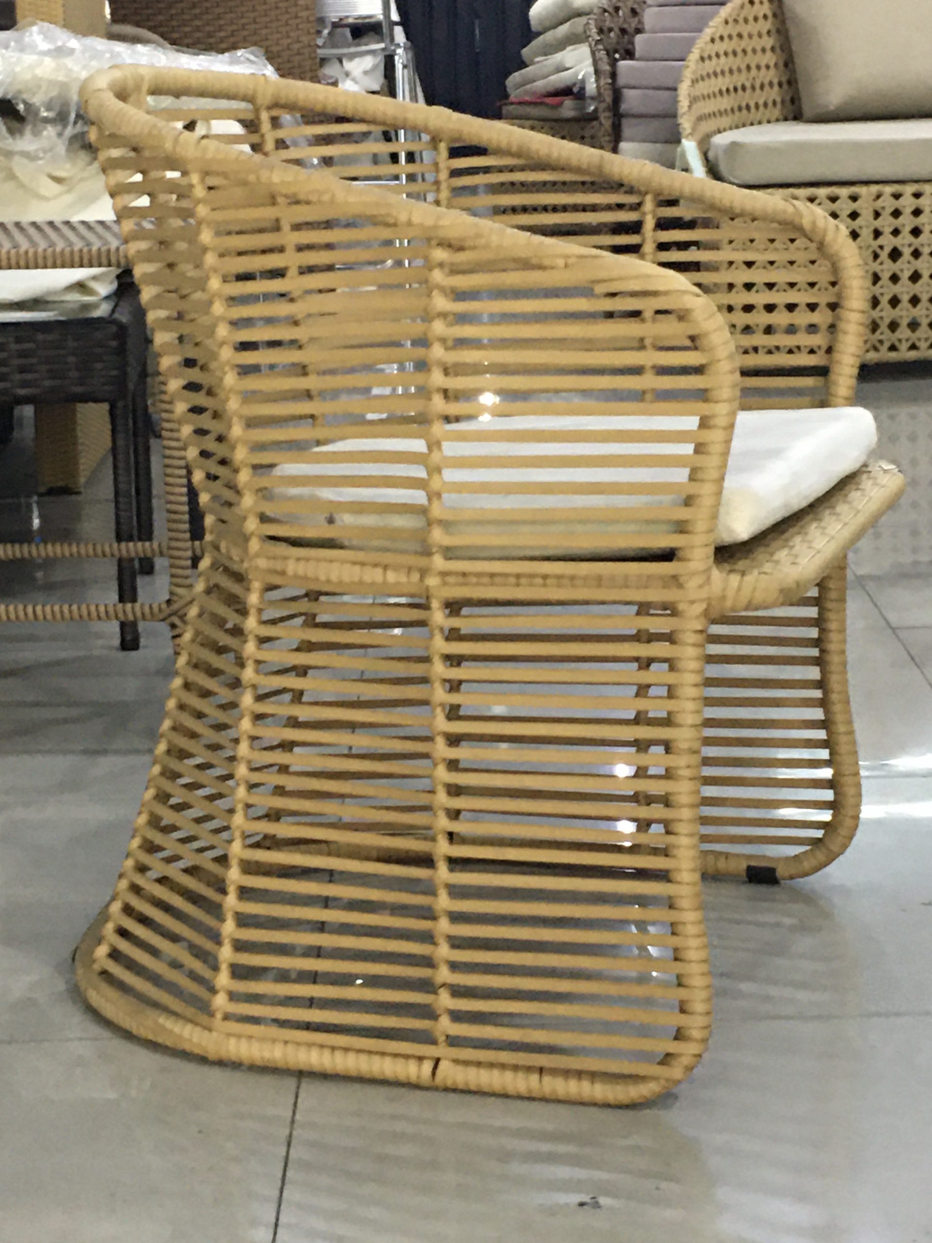 SILLONES Ratán Sintético Exterior Interior RHEMMIS Juego 3 Pzas. - Imagen 3