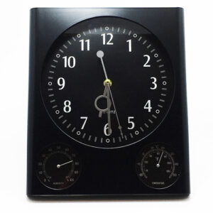 Reloj de Pared rectangular triple función