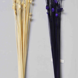 Flores Varas decorativas disecadas - Pimpollos color violeta
