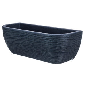 Macetero Colgante de Pared Simil Piedra Gris