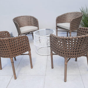 SILLONES GEORGIA Ratán Sintético Exterior Juego 5 Pzas.
