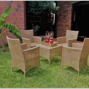 SILLONES Ratán Sintético Exterior Interior VIETNAM Juego 5 Pzas.