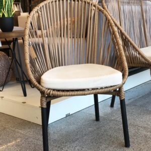 SILLA VINTAGE Ratán Sintético Exterior Interior