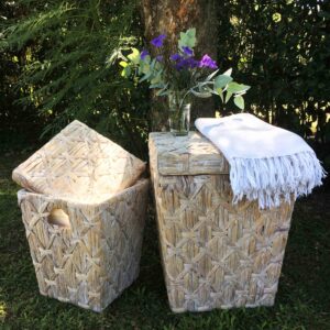 Laundry - Puff Hyacinth Forrado - Tiza -Chico