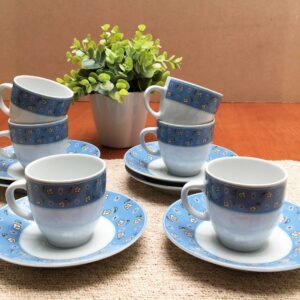 Tazas Café con Plato modelo Cielo - Set x 6