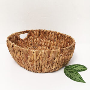 Canasta Oval Fibra Natural Grande
