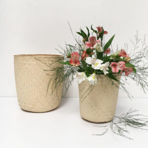 Cesta Mediana Fibras Naturales 25cm