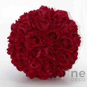 Esfera Rosas Velvet Rojas
