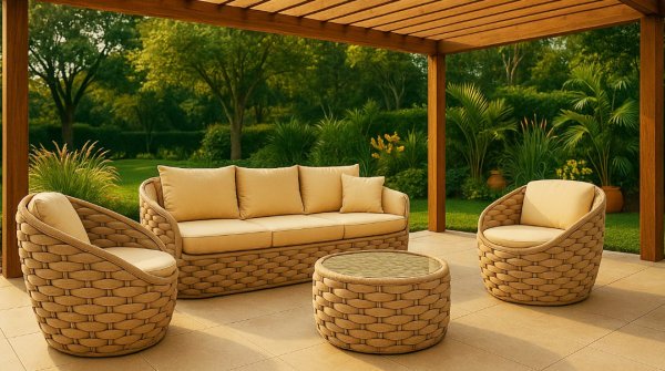 SILLON GARDINER TRICCOT NAUTICO 4 Pzas. - Imagen 2