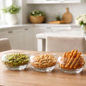 Copetineros Snack en Cristal  Set x 4