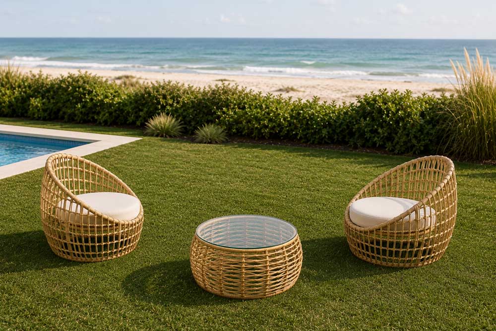 SILLONES SUN Sintético Exterior Interior Juego 3 Pzas. - Imagen 3