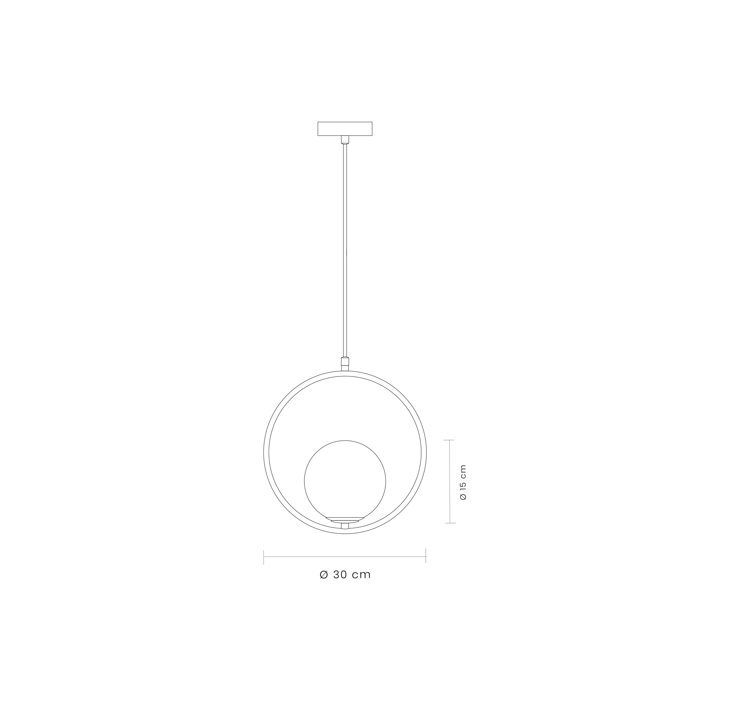 Lámpara Colgante VITRA CIRCULAR DORADO - Imagen 4