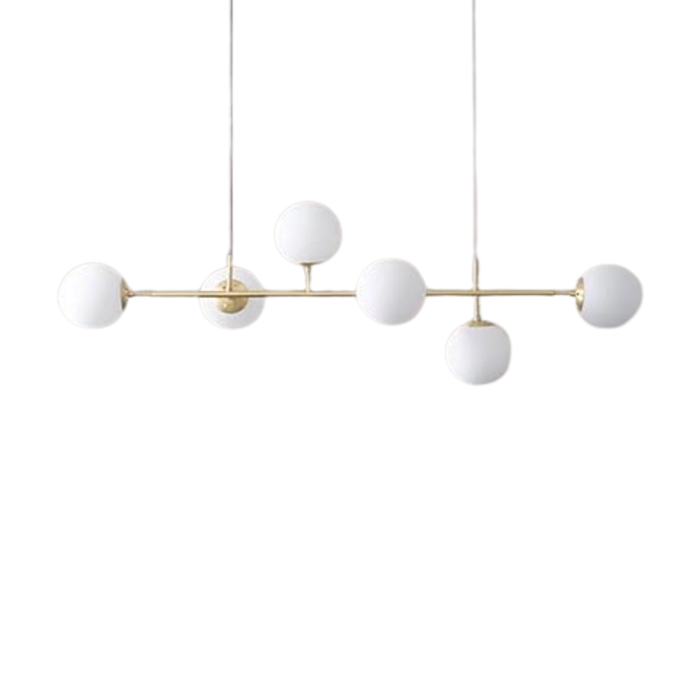Lámpara Colgante VITRA LINEAL DORADA - Imagen 2