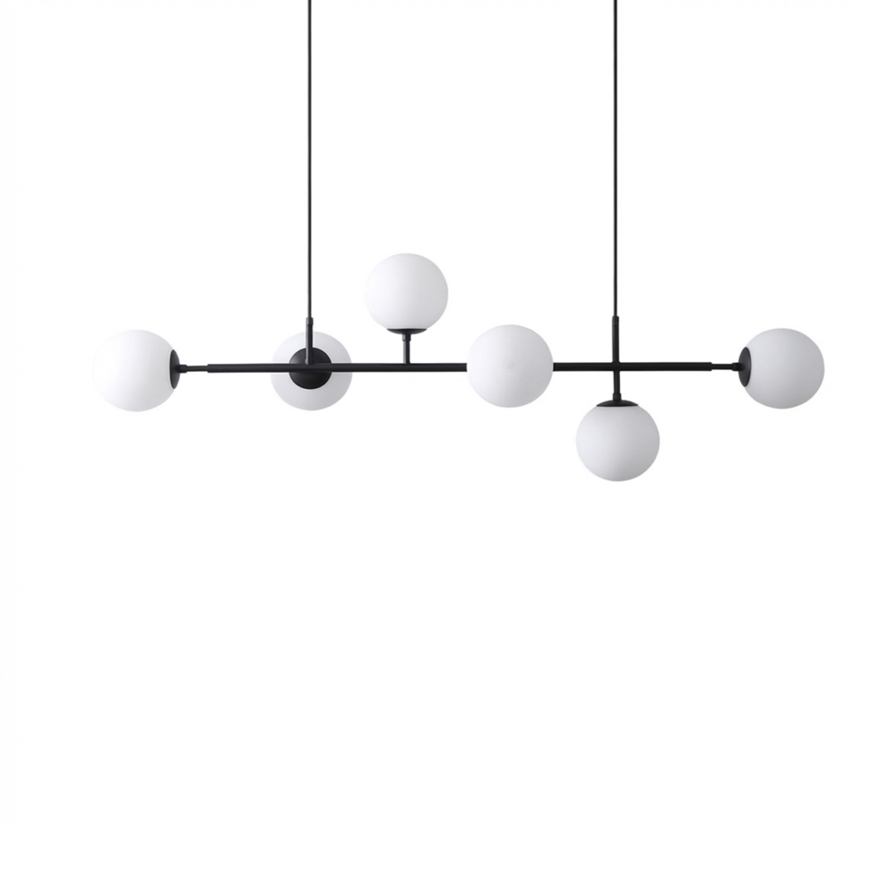 Lámpara Colgante VITRA LINEAL NEGRA