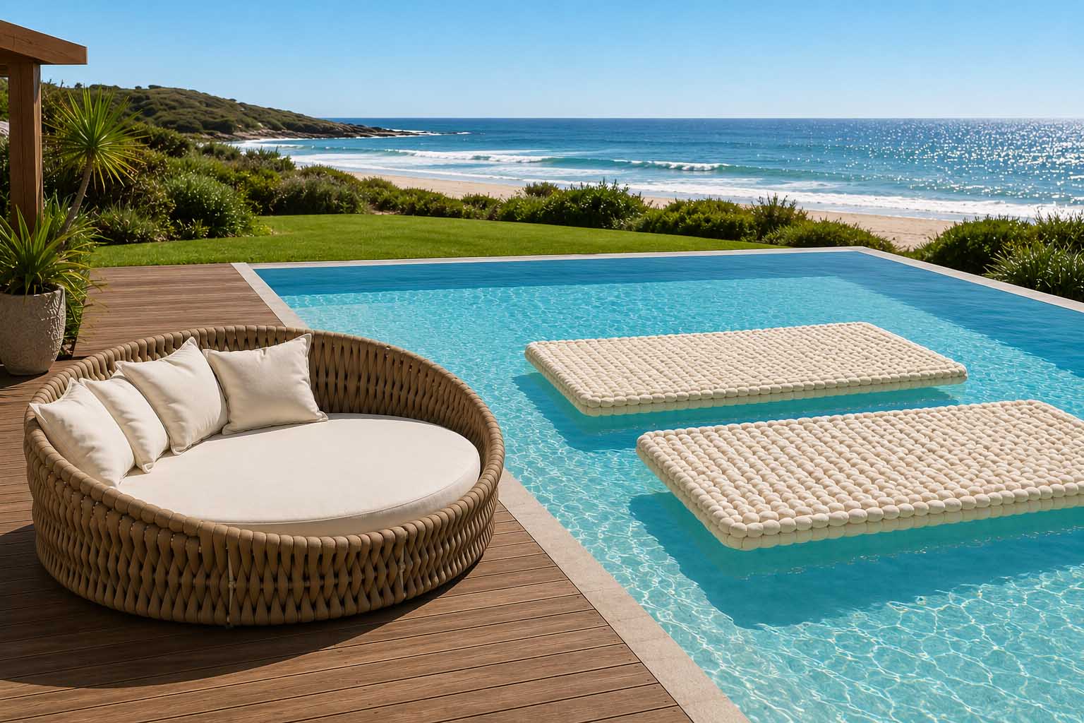Reposera Colchoneta Flotante DREAMMER. NO SE PINCHA - Imagen 5