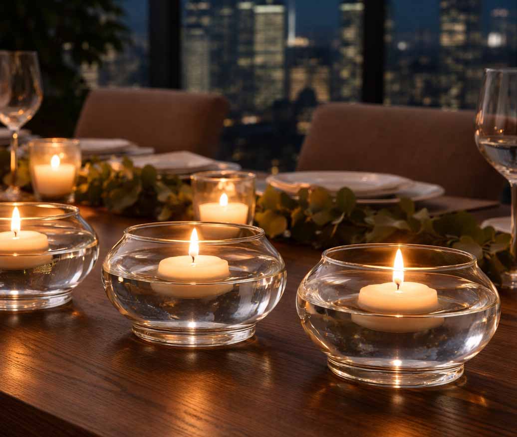 Candelabro Velero Cristal Set x 2 - Imagen 3